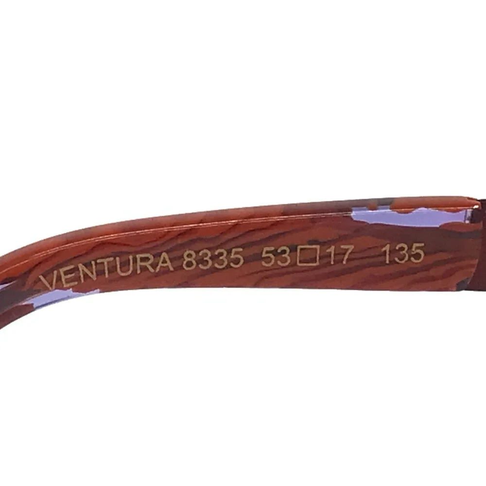 BOZ Eyeglasses Frames VENTURA 8335 Purple Burgundy Red Half Rim 53-17-135
